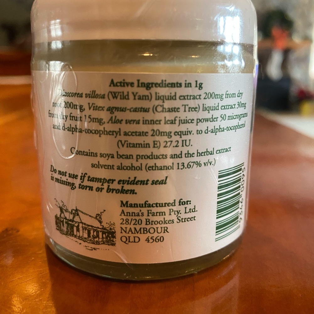 Anna's Wild Yam Cream - Picture 2 of 5